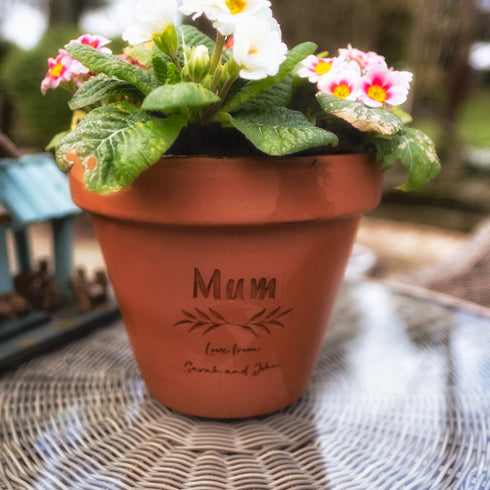 Mum Personalised Plant Pot